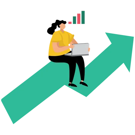 Business growth support  Illustration