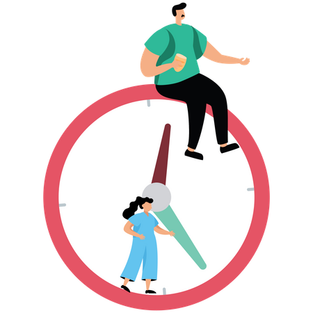 Business guidance direction compass  Illustration