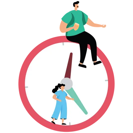 Business guidance direction compass  Illustration