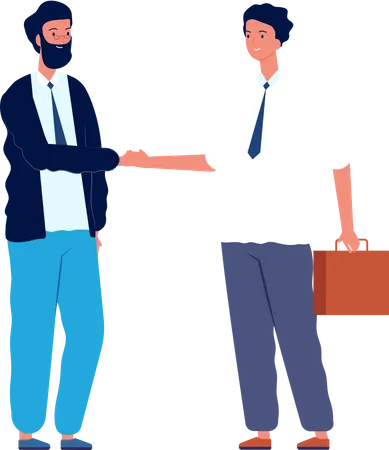 Business handshake  Illustration