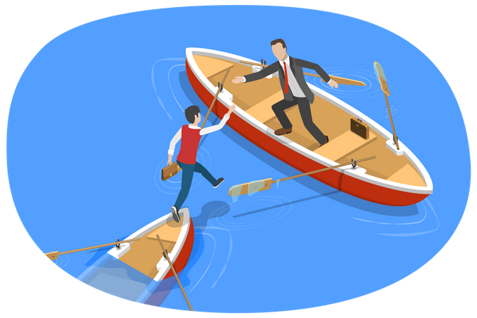 Business Help  Illustration