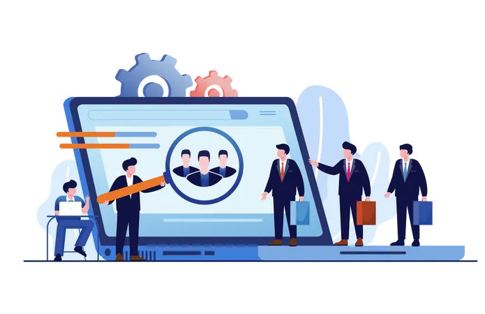 Business hiring  Illustration