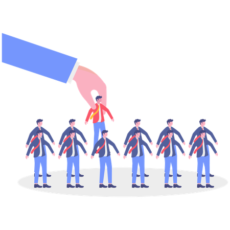 Business hiring  Illustration