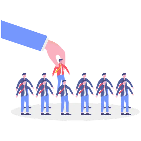 Business hiring  Illustration