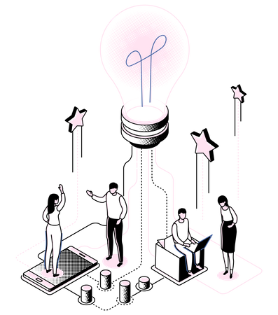 Business Idea  Illustration