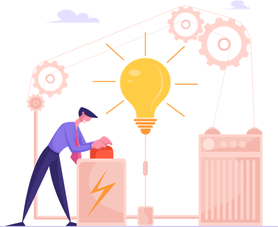 Business idea generation  Illustration