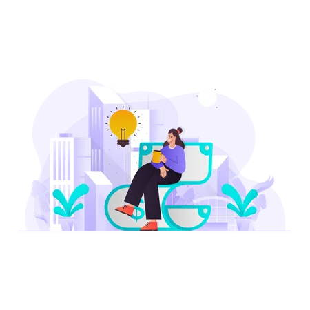 Business Idea  Illustration