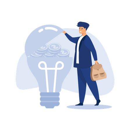 Business idea  Illustration