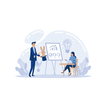 Business idea  Illustration