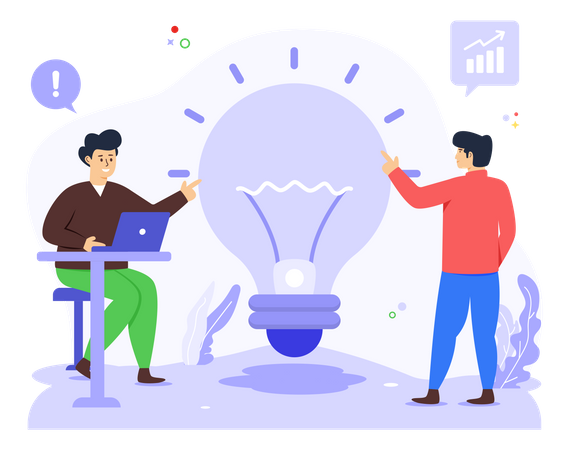 Business Idea  Illustration