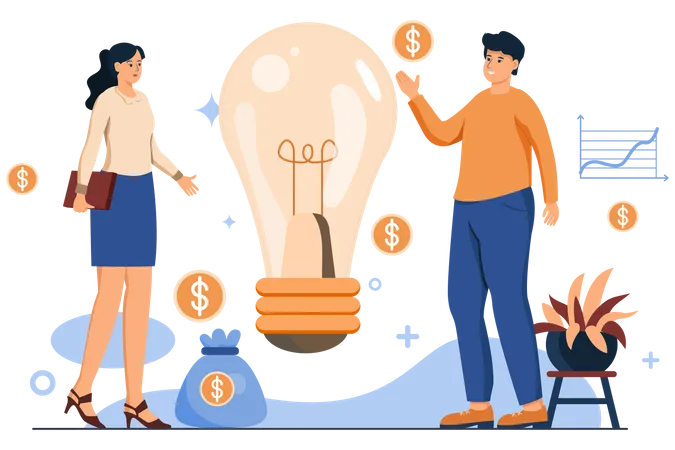 Business idea  Illustration