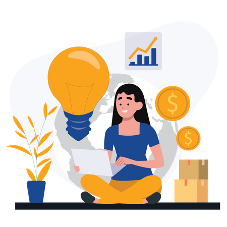 Business Idea  Illustration