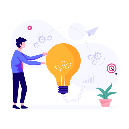 Business Idea  Illustration