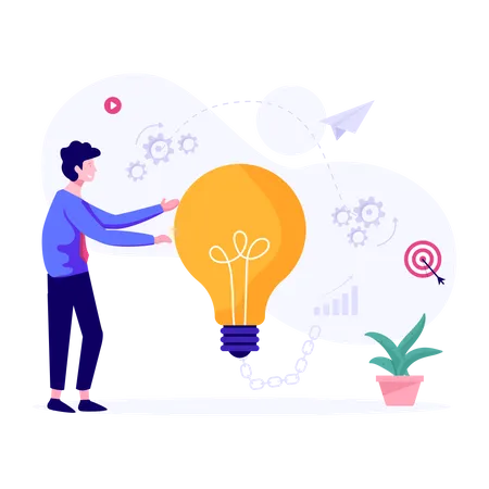 Business Idea  Illustration