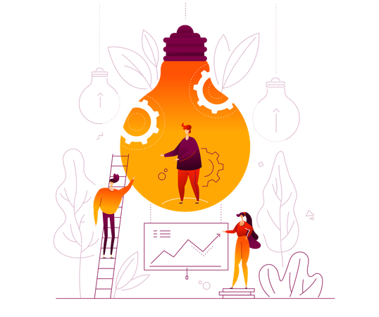 Business idea  Illustration