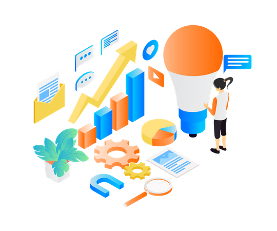 Business idea  Illustration