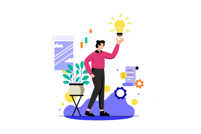 Business Idea  Illustration