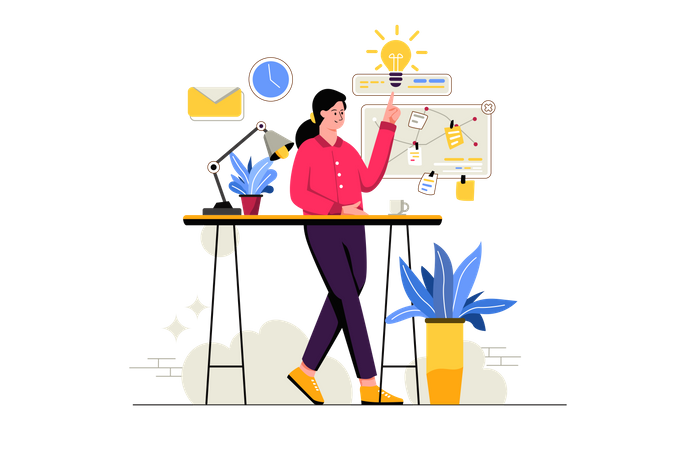 Business Idea  Illustration