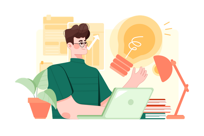 Business Idea  Illustration