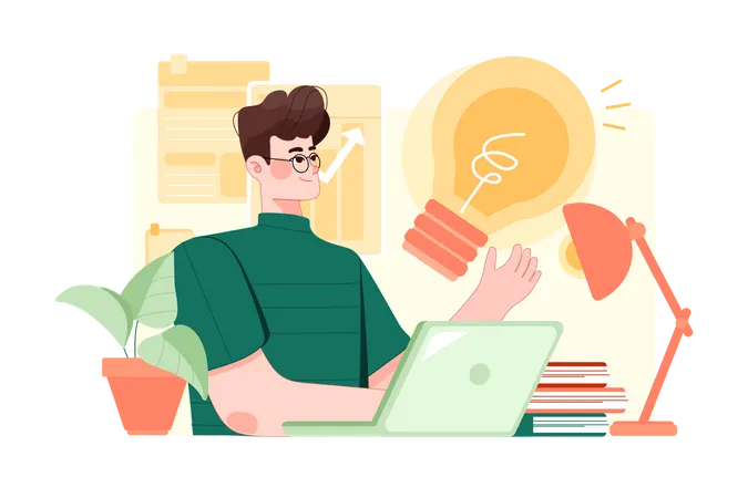 Business Idea  Illustration