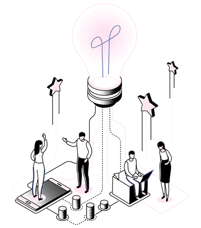 Business Idea  Illustration