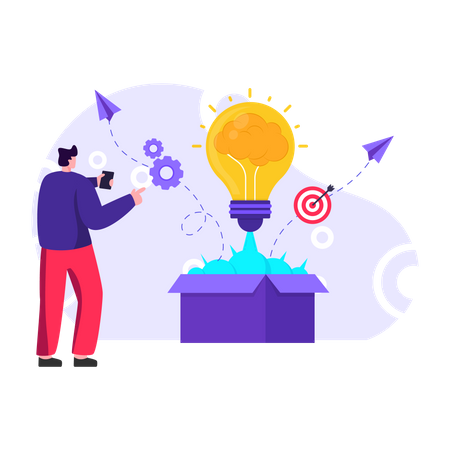 Business idea  Illustration