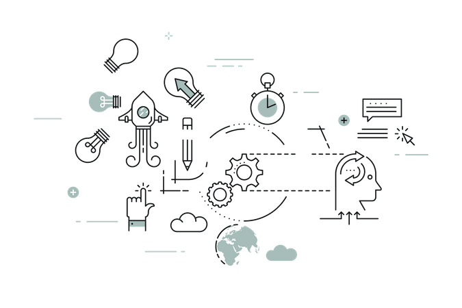 Business Idea  Illustration