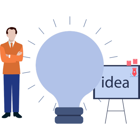 Business ideas make business smoother  Illustration
