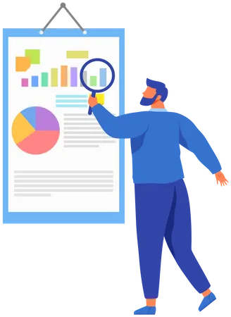 Business Information Analysis  Illustration