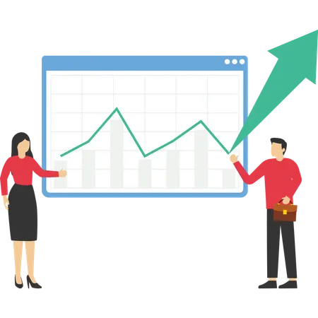 Business information from analyze consumer behaviours  Illustration