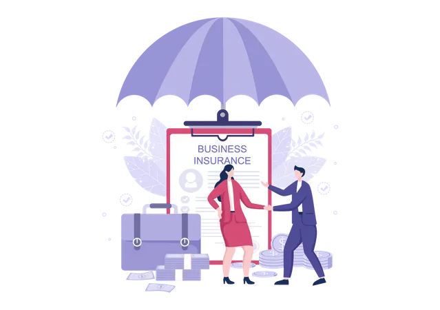 Business Insurance Illustration