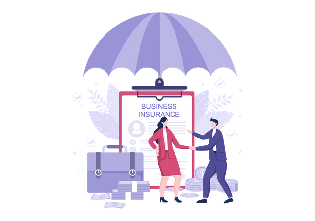 Business Insurance  Illustration