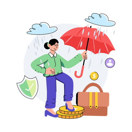 Business Insurance  Illustration