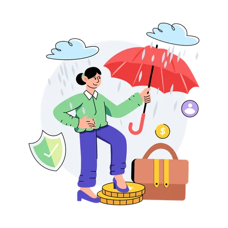 Business Insurance  Illustration