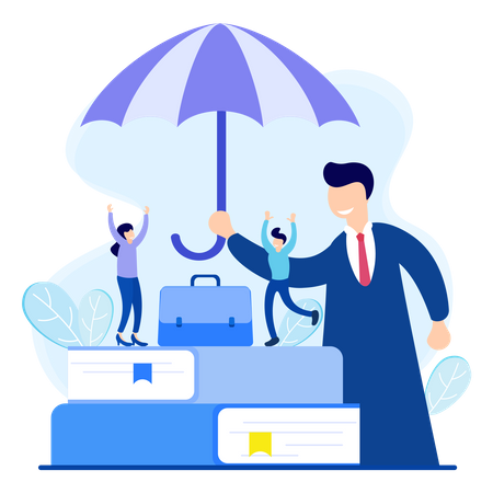 Business Insurance  Illustration