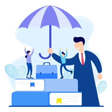 Business Insurance  Illustration