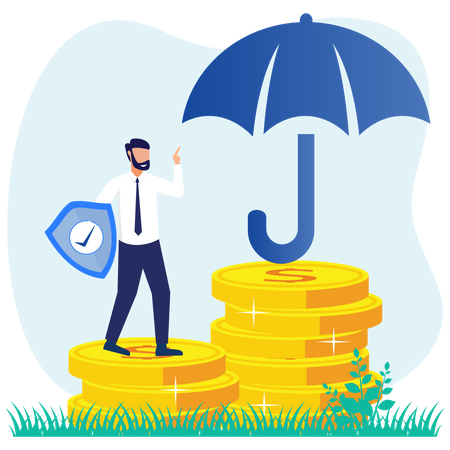 Business Insurance  Illustration