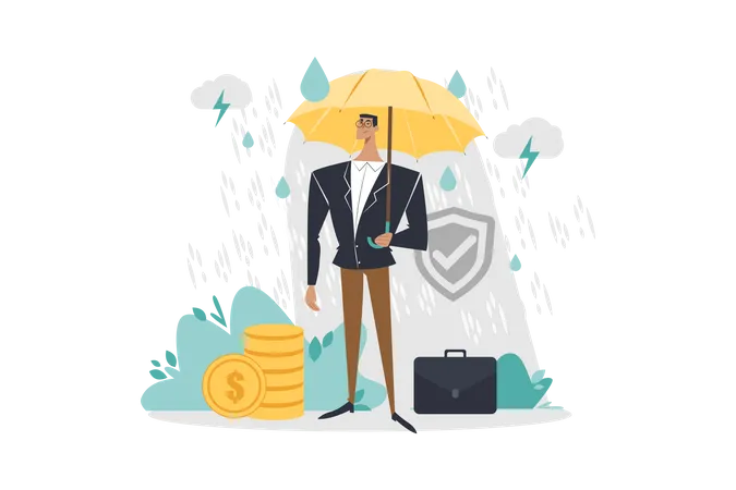 Business Insurance  Illustration