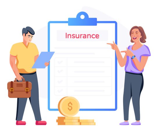 Business Insurance  Illustration