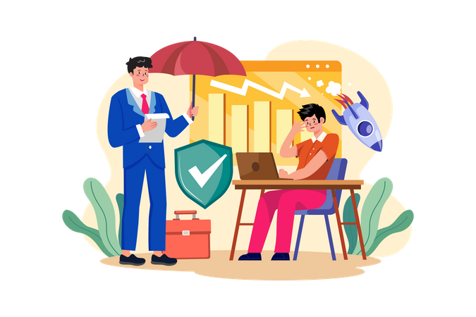 Business insurance  Illustration