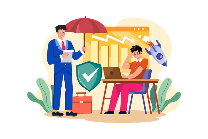 Business insurance  Illustration