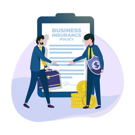 Business insurance  Illustration