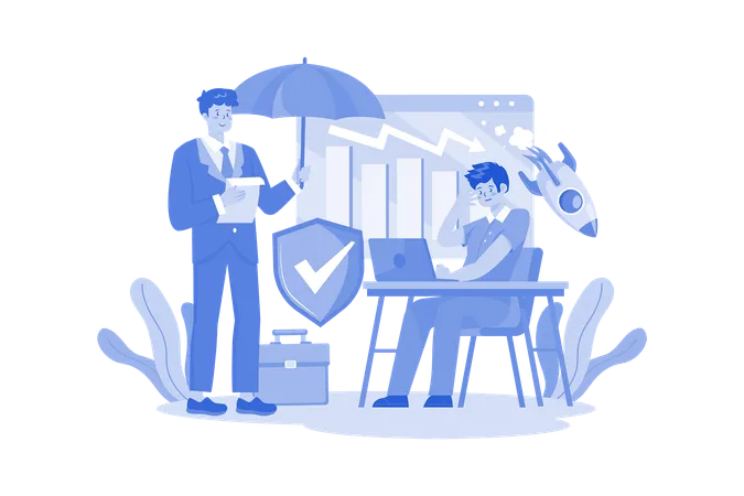 Business insurance  Illustration