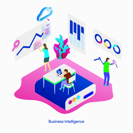 Business Intelligence Illustration