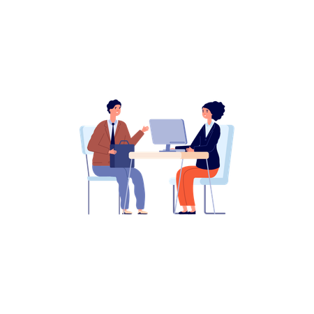 Business-Interview  Illustration