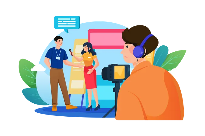 Business Interview Illustration