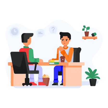 Business Interview Illustration