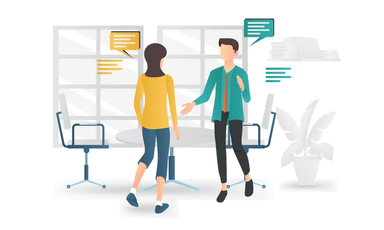 Business Interview  Illustration