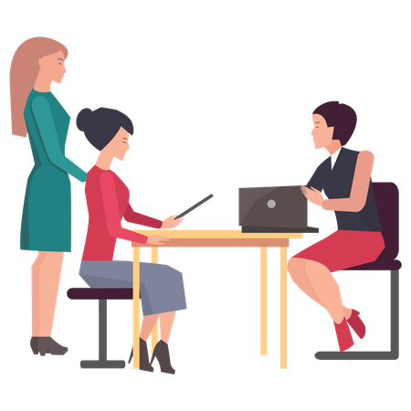 Business interview  Illustration