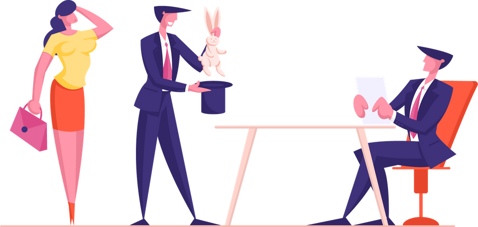 Business Interview  Illustration